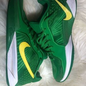 Nike Sabrina 2 Green and Yellow Low-Top Sneakers